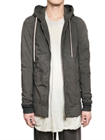 RICK OWENS - STRETCH COTTON POPLIN SPORT JACKET