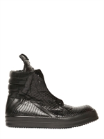 RICK OWENS - WASSERSCHLANGE HOHE SNEAKERS