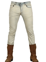 BALMAIN - 17CM TIE-DYE BLEACHED DENIM JEANS