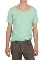 BALMAIN - DISTRESSED JERSEY DEEP NECK T-SHIRT