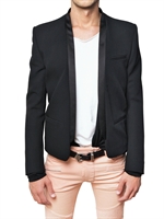 BALMAIN - SATIN REVERE GRAIN DE POUDRE JACKET