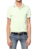 BALMAIN - PIQUET COTTON LOGO EMBROIDERY POLO