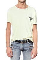 BALMAIN - EAGLE PRINTED JERSEY T-SHIRT