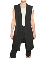 JEAN-PIERRE BRAGANZA - VISCOSE CREPE LONG VEST