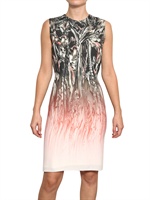 JEAN-PIERRE BRAGANZA - PRINTED SILK CREPE DE CHINE DRESS