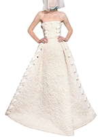 VIKTOR&ROLF - QUILTED COTTON SILK DRESS
