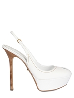 SERGIO ROSSI - DECOLLETE' CACHET IN PELLE 130MM