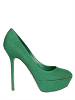 SERGIO ROSSI - DECOLLETE' UPTOWN IN LINO 130MM