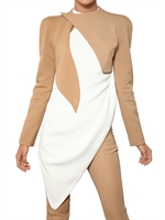 MUGLER - BAUMWOLL NEOPRENE BOLERO JACKE