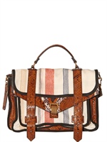 PROENZA SCHOULER - PS1 MEDIUM CANVAS PYTHON SATCHEL