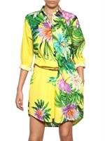 MSGM - PRINTED COTTON POPLIN DRESS