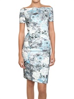 ERDEM - ISIS PRINT POWER MESH DRESS
