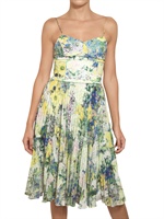 ERDEM - CHIFFON WITH SEQUIN APPLIQUÉ DRESS