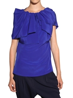 VIONNET - RÜSCHEN CREPE DE CHINE TOP