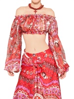EMILIO PUCCI - FIL COUPÉ CHARMEUSE TOP