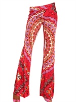 EMILIO PUCCI - PANTALONI SVASATI DI VISCOSA STAMPATA