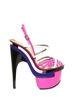 VERSACE - 16OMM PATENT SANDALS