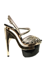 VERSACE - 160MM LAMINATED MIRROR SANDALS