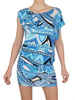 EMILIO PUCCI - PRINTED VISCOSE JERSEY DRESS