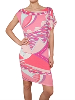 EMILIO PUCCI - PRINTED VISCOSE JERSEY DRESS