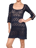 EMILIO PUCCI - COTTON CROCHET DRESS