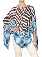 EMILIO PUCCI - BEDRUCKTES SEIDEN CHIFFON TOP