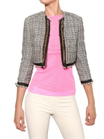 MSGM - TWEED KETTEN DETAIL JACKE