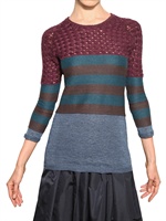 BURBERRY PRORSUM - MAGLIA DI LINO E COTONE