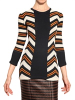 BURBERRY PRORSUM - MAGLIA A INTARSI A RIGHE