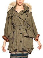 BURBERRY PRORSUM - COTTON FRINGED NECK LINEN SPORT JACKET