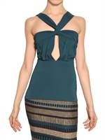 BURBERRY PRORSUM - VISKOSE CREPE JERSEY TOP