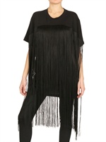 MAISON MARTIN MARGIELA - TOP DI COTONE CON FRANGE