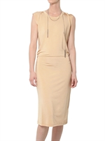 MM6 DI M.M.MARGIELA - SILKY VISCOSE JERSEY DRESS