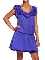 DEBY DEBO - RUCHED CREPE DRESS