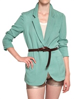 AMERICAN RETRO - GÜRTEL LEICHTE TWILL JACKE