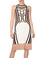 ETRO - PRINTED CREPE DE CHINE DRESS - MULTI