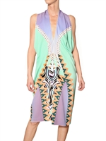 ETRO - PRINTED STRETCH CADY DRESS