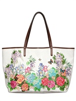 ETRO - SHOPPING IN PVC STAMPA FIORI