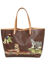 ETRO - SHOPPING IN PVC STAMPA GIUNGLA