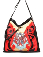 ETRO - SCHULTERTASCHE PRINT AUF LEDER