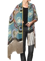 ETRO - SILK FRINGE SCARF