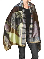 ETRO - COTTON SILK MULTI COLOR SCARF