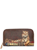 ETRO - PVC ANIMAL PRINT WALLET