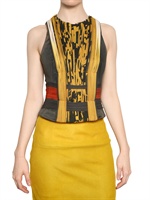 FELICITY BROWN - SEIDEN JERSEY BUSTIER TOP