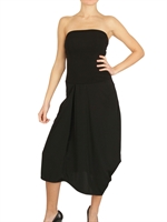 ANTONIO MARRAS - VISCOSE JERSEY AND CHARMEUSE DRESS