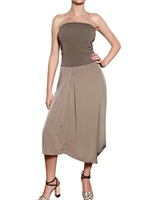 ANTONIO MARRAS - VISCOSE JERSEY AND CHARMEUSE DRESS