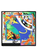 VERSACE - PRINTED SILK TWILL SCARF