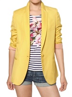 STELLA MCCARTNEY - DRY SLUB VISKOSE TWILL JACKE