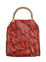 STELLA MCCARTNEY - FALABELLA GROßE ECO PYTHON UMHÄNGETASCHE