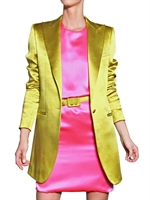 FAUSTO PUGLISI - SEIDEN SATIN LANGE JACKE